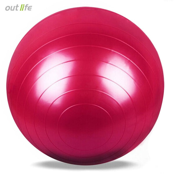 Outlife New 65cm Health Fitness Yoga Ball 5 Color Utility Anti-slip Pilates Balance Yoga Balls Sport Fitball Proof Gym Fitness