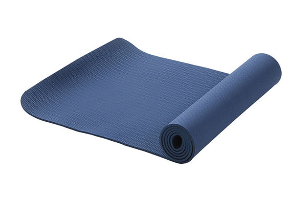 6MM TPE Non-slip Yoga Mats For Fitness Tasteless Brand Pilates Mat 8Color Gym Exercise Sport Mats Pads with Yoga Bag Yoga Strap