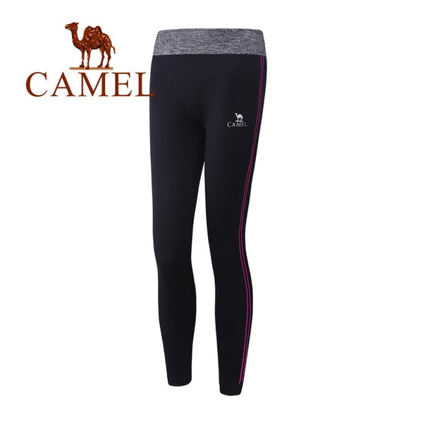 CAMEL 2019 New Women Yoga Pants Sports Running Sportswear Stretch Breathable Soft Smooth Pants For Women's Yoga Exercise Pants