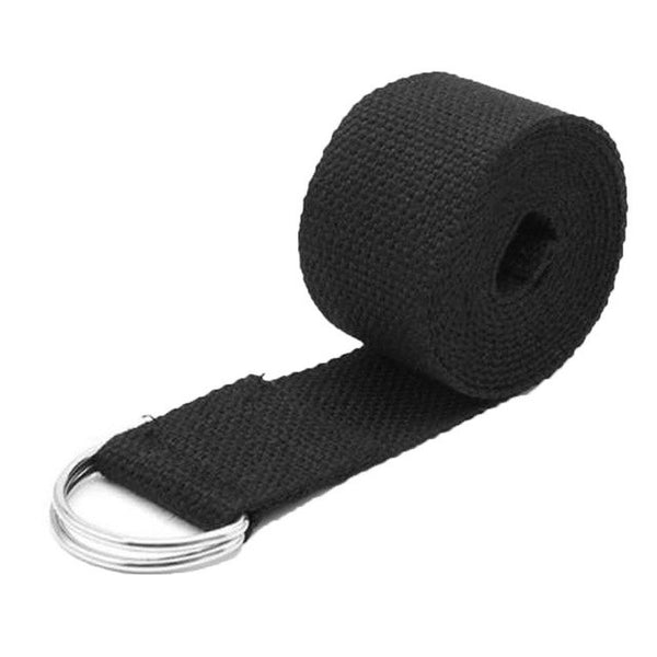 Women Yoga Stretch Strap Yoga Belt Multi-Colors D-Ring Belt Fitness Exercise Gym Rope Figure Waist Leg Resistance Fitness Bands