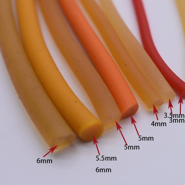 1 Meter  Diameter 5-6MM Solid Elastic Rubber (without hole) Natural Latex Yoga rope Used For Sports  Exercise and fitness