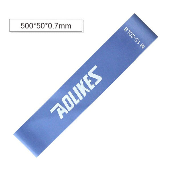 6 Shaped Fitness Elastic Rubber Loop Pull Rope Sports Stretch belt yoga rop Tension Leg Harness Yoga rope Pilates Fitness Belt