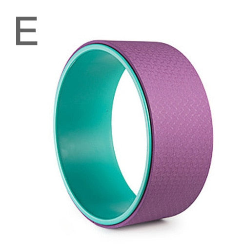 ABS Gym Workout Yoga Wheel Back Training Tool TPE Yoga Circles Pilates Professional Waist Shape Bodybuilding For Fitness Dance