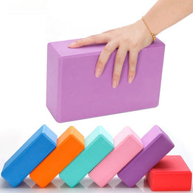 Women Yoga Props For Exercise Fitness Sport Yoga Block Foam Brick Stretching Aid Gym Pilates Outdoor
