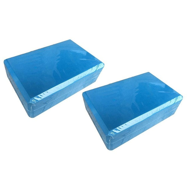2 Pcs 8 Colors EVA Yoga Cork Block Pilates Foam Brick Home Stretch Gym Fitness Exercise Tool Washable Portable #4D25
